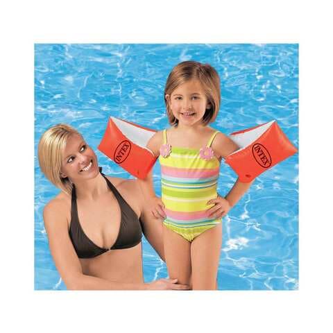Intex Large Swimming Arm Bands Red Pack of 2