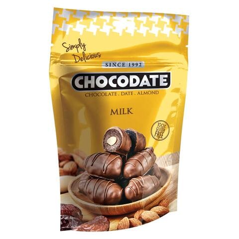 Chocodate Date Almond Milk Chocolate 100g