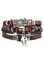 COOLBABY Tibet Stone Feather Multi-Layer Leather Bracelet