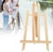 Generic Taidda Wooden Floor Easel, Table Easel Painting Holder General Purpose Foldable Triangular Drawing Sketch Easel For Watercolor Oil Paintin(30cm-Wood)