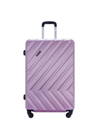 ParaJohn ABS Hardside Spinner Check In Large Luggage Trolley, 28 Inch, Pink