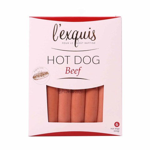 L&#39;Exquis Hotdog Beef 300g