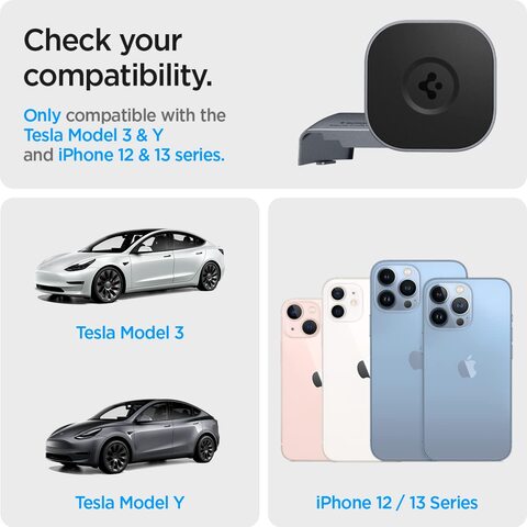 Buy Spigen OneTap 2023 Upgraded Designed For Tesla Model 3 And Model Y  Designed For Magsafe Car Mount, Compatible With iPhone 14 Pro Max, 14 Pro,  14 Plus, 14, 13 and 12