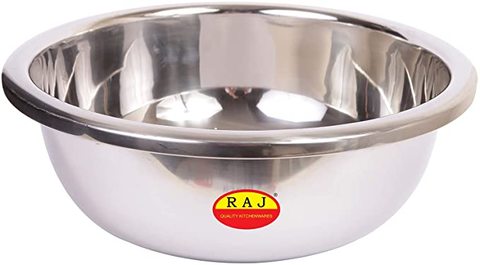 Raj - Silver Touch Mixing Bowl 55Cm-Mbs055
