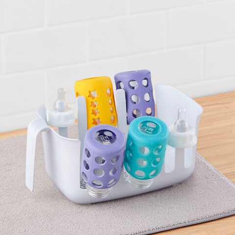 YouCopia Dry+Store Reusable Silicone Bag Storage, Rack, White, YCA-50412