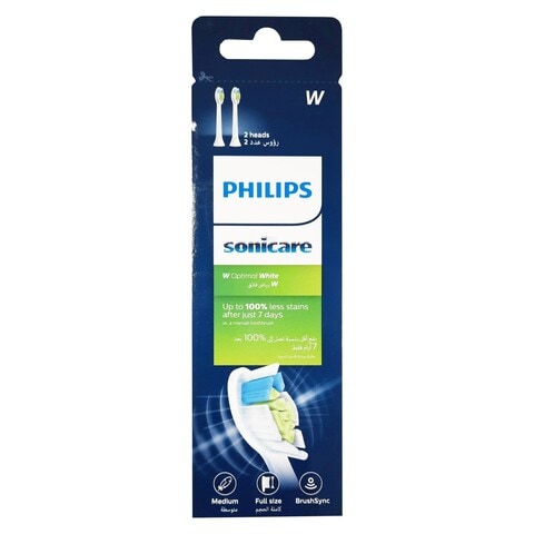 Philips Sonicare DiamondClean Replacement Toothbrush Heads HX6062 White 2 PCS