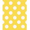 Sunflower Yellow Deco Dot Loot Bag 8 pcs