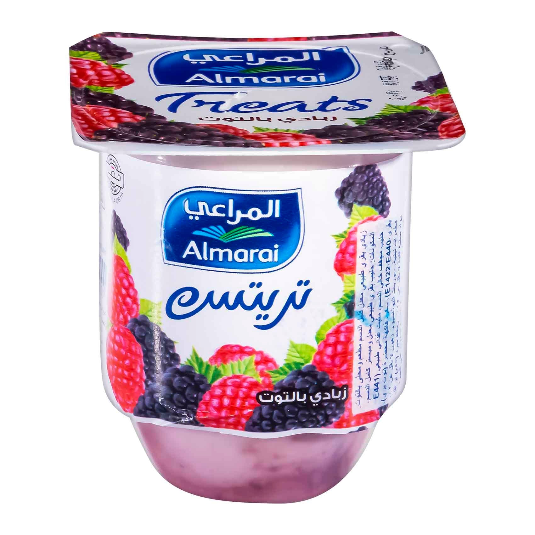 Buy Almarai Treats Berries Yogurt 100 gm Online Shop Fresh Food on