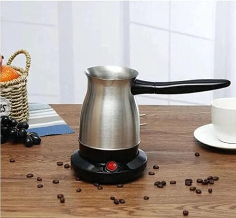 Septpenta 600ml Coffee Pot, Stainless Steel Thermos Carafe, Turkish Coffee  Electric Kettle, Uniformity Of Heating for Pouring a Full Cup Of Coffee and