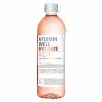 Vitamin Well Hydrate Rhubarb And Strawberry Drink 500ml