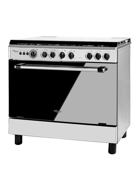 Super General 5-Burner Gas Cooking Range SGC901FS Silver/Black
