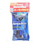 Buy Supermax Disposable Triple Blade Razors Blue 5 countx3 in UAE