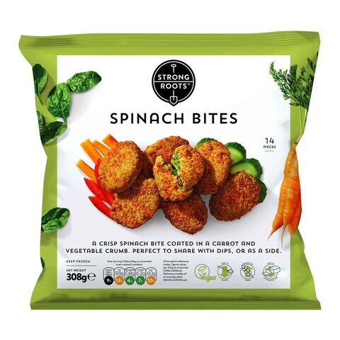 Strong Roots Spinach Bites 308g price in UAE | Carrefour UAE ...