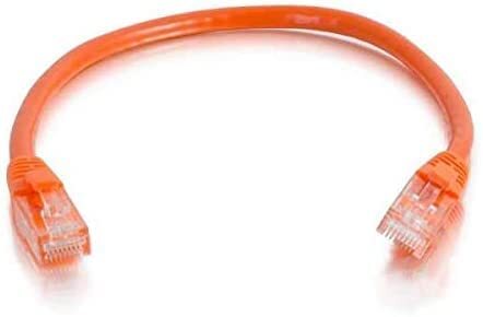 10-Pack Cat6 Ethernet Cable (Cat6 Cable, Cat 6 Cable) in Black 1 Foot 0.3M (ORANGE)