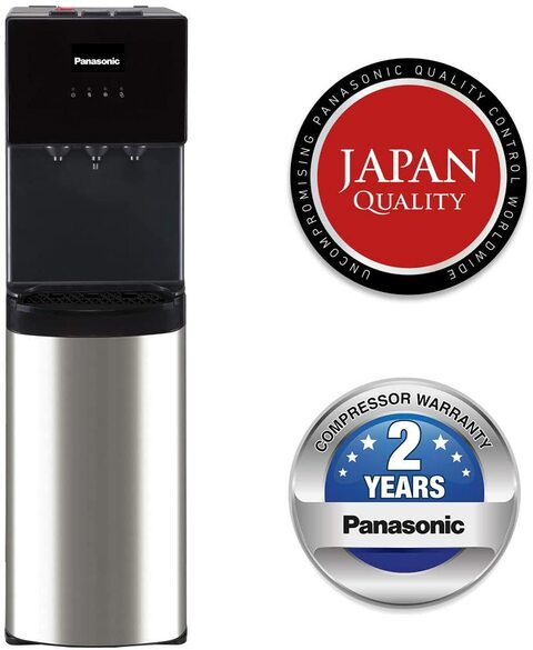 Panasonic Bottom Loading Water Dispenser With 3 Tap SDMWD3438BG Black