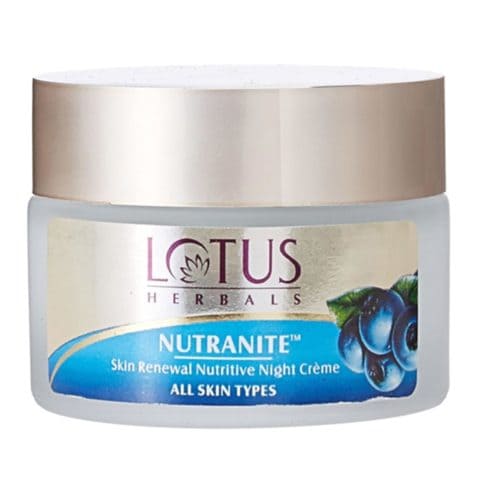 Lotus Herbals Nutranite Skin Renewal Nutritive Night Cream White 50g