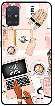 Theodor - Samsung Galaxy A71 Case Cover Girl Boss Item Flexible Silicone Cover