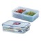 Lock &amp; Lock Rectangular Food Container With Divider 550ml