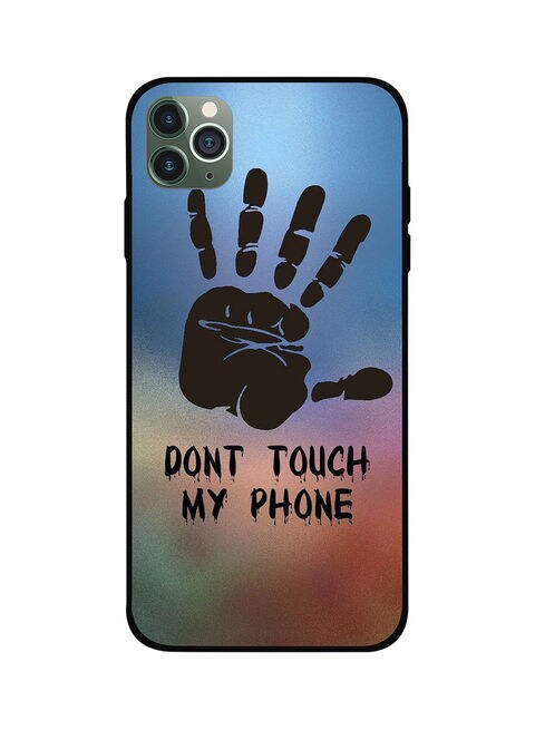 Theodor - Protective Case Cover For Apple iPhone 11 Pro Dont Touch my Phone Cross