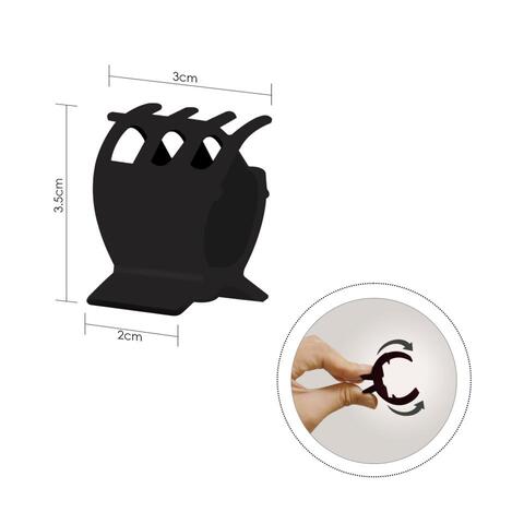 Buy Aiwanto 2Pcs Hair Crab With Velvet Cover Hair Clip For Pony