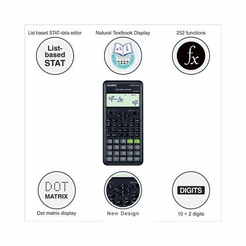 Casio Plus 2 Edition Scientific Calculator FX-85ES