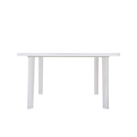 White rectangle outlet table