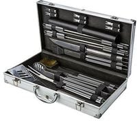 BBQ Stainless Steel 18Pcs Tools Set in Briefcase