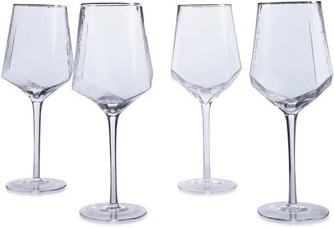 Gold rimmed outlet wine glasses