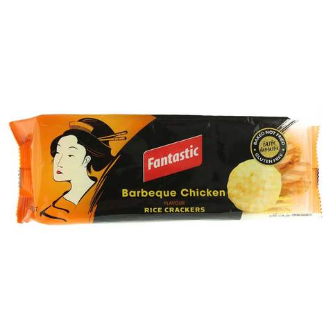 Fantastic Barbeque Chicken flavor Rice Crackers 100g