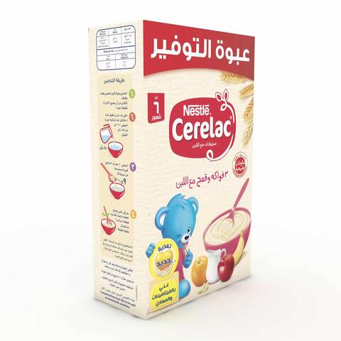Nestle Cerelac 3 Fruits and Wheat With Milk - 500 gram