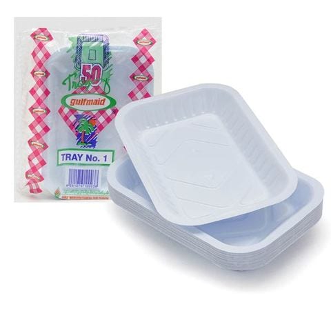 Gulfmaid Plastic Plate No.1 50 Pieces