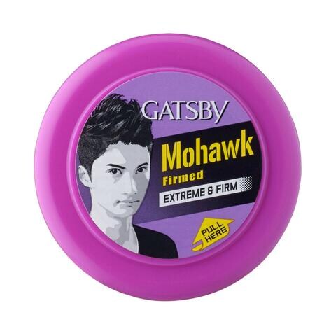 Gatsby Mohawk Firmed Hair Styling Wax Pink 75g