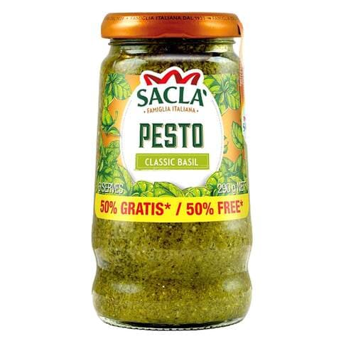 Sacla Italia Classic Green Pesto Sauce 290g