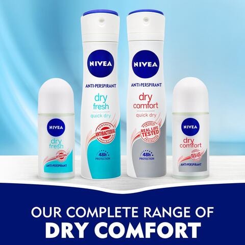 Nivea Antiperspirant Spray for WoMen  Dry Fresh Antibacterial Protection 150ml