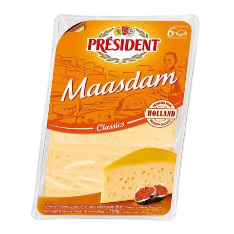 President Maasdam Classics Cheese 150g