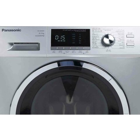 Panasonic Front Load Fully Automatic Washing Machine 8kg NA148MB2 Silver
