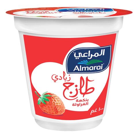 اشتري المراعي زبادي بنكهة الفراولة 100 مل في السعودية