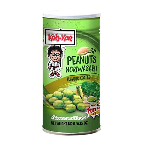 Buy Koh-Kae Wasabi Coated Peanuts 180g in UAE