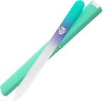 اشتري Bona Fide Beauty Crystal Nail File - 1 Piece Aqua/Violet Genuine Czech Glass Nail File In Case في الامارات