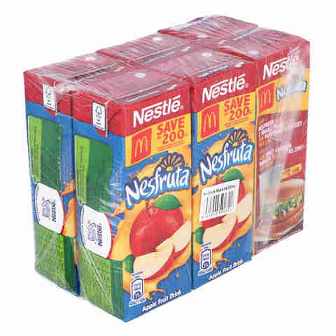 Nestle Nesfruta Apple Juice 200 ml (Pack of 6)