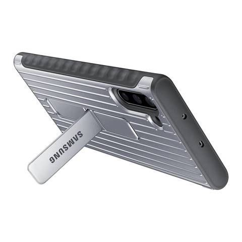 Samsung Case Cover With Stand For Galaxy Note10 Silver