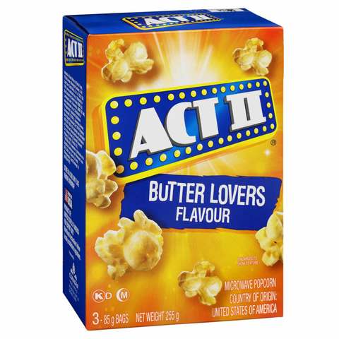 Act II Butter Lovers Popcorn  255g