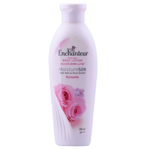 Enchanteur Moisture Silk Romantic Perfumed Body Lotion White 250ml