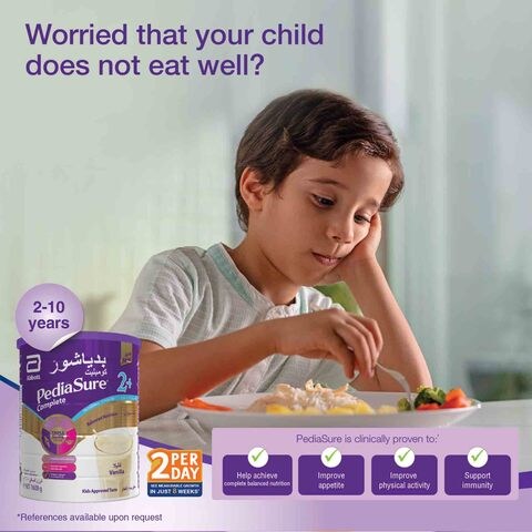 Abbott Pediasure Complete Balanced Nutrition Vanilla Stage 2, 210 Years 1.6kg