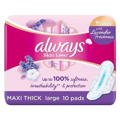 Buy Always Dreamzz Pad Clean And Dry Maxi Thick Sanitary Pads With