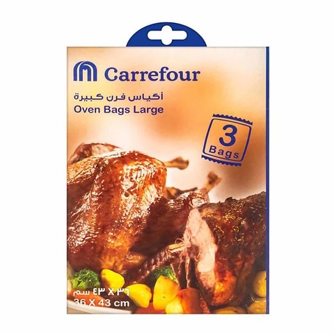 Carrefour Large Oven Bags - 40 x 44 Cm - 3 Bags