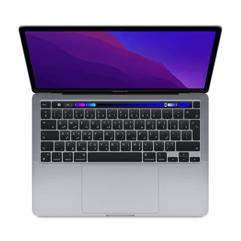 13-inch MacBook Pro: Apple M1 chip with 8_core CPU and 8_core GPU 256GB SSD - Space Grey (Arab