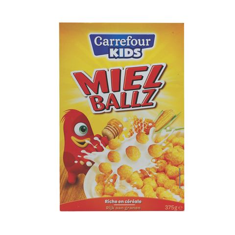 Carrefour Cereal Kid Honey Balls 375 Gram