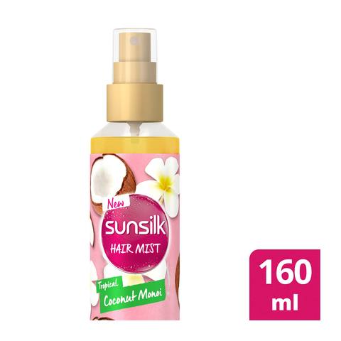 Buy Sunsilk Tropical Coconut Monoi Hair Mist Smooth Gold 160ml in Saudi Arabia
