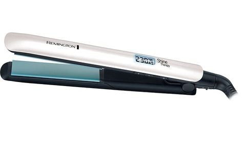 Remington Shine Therapy Hair Straightener - 230 degree - Black/Silver - S8500